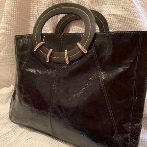 Kate Spade Large Mally Brown Patent Leather Tote